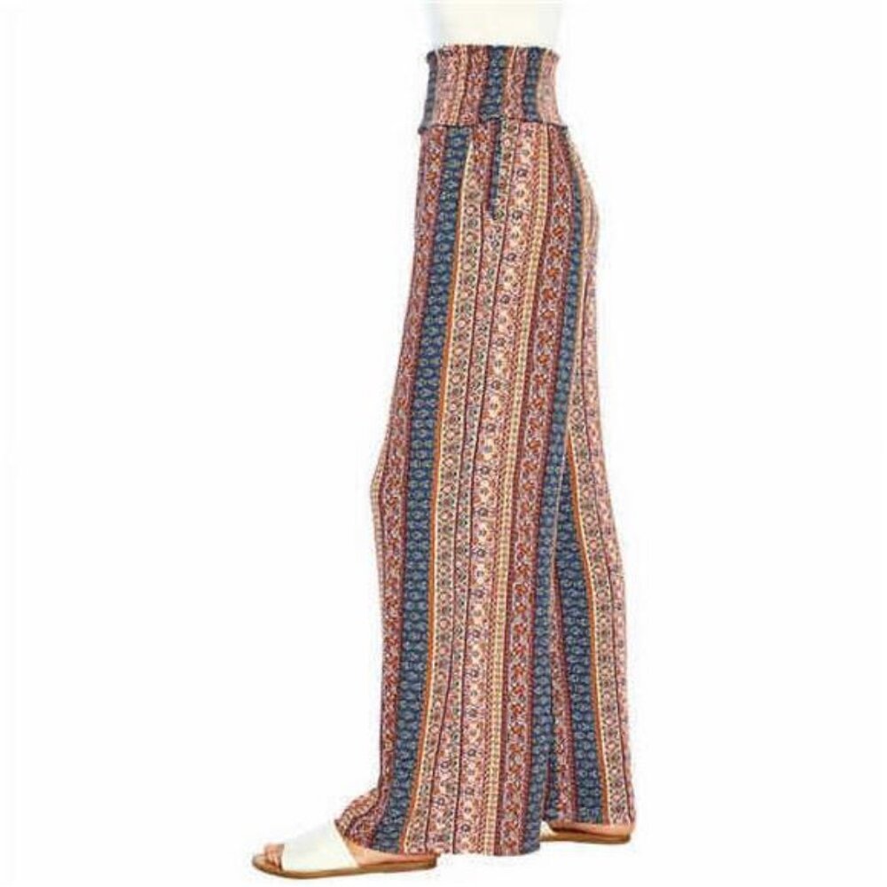 Three Dots Womens Printed Pants (Ornamental Stripe, Small) - Picture 3 of 3